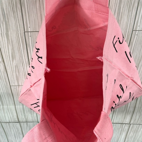 Pink Breast Cancer Awareness Tote - Picture 4 of 5